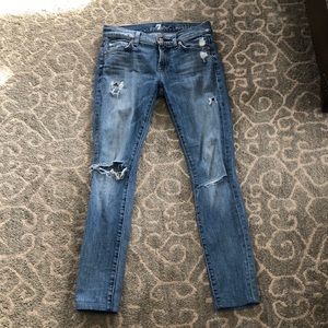 7 for all mankind skinny jeans